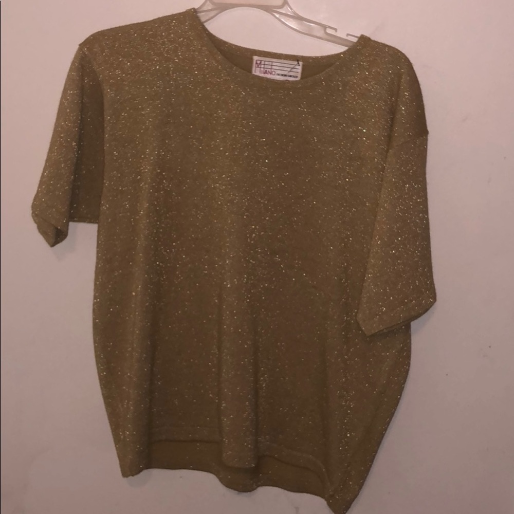 Milano Design Group gold shirt size medium
